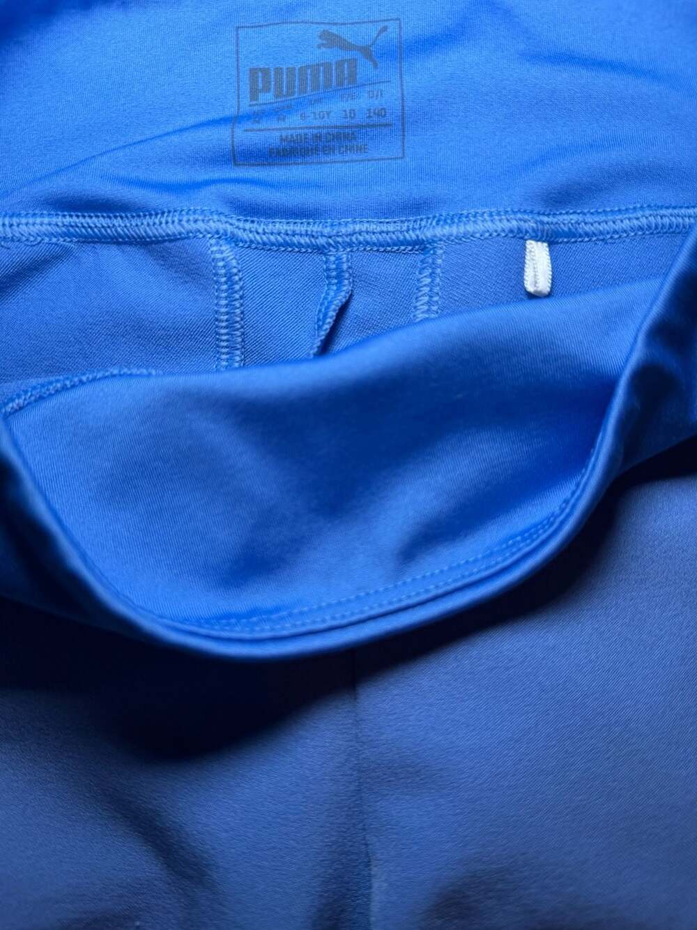 Puma Girls Medium Golf Performance Pants Blue Youth 8-10 Stretch - Picture 2 of 4